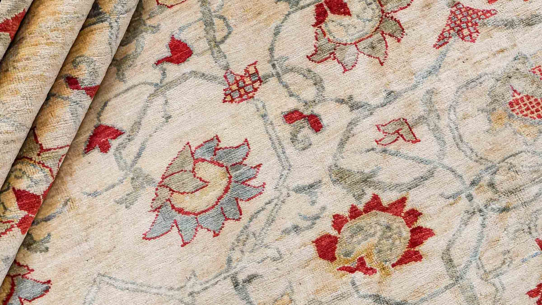 Ein handgeknüpfter Teppich aus Ziegler. © Daniel Khademi, JUPITER Intl.