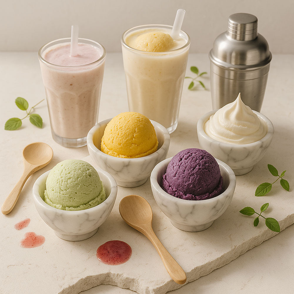 Kollektionsbild: Saft, Smoothies & Eis: Eismaschinen und Ice Shaver / JUPITER Intl