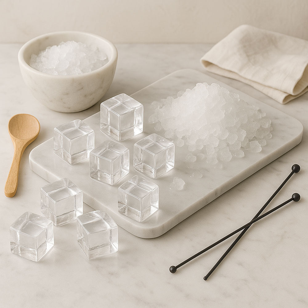 Kollektionsbild: Saft, Smoothies & Eis: Eiswürfelmaschinen und Ice Crusher / JUPITER Intl