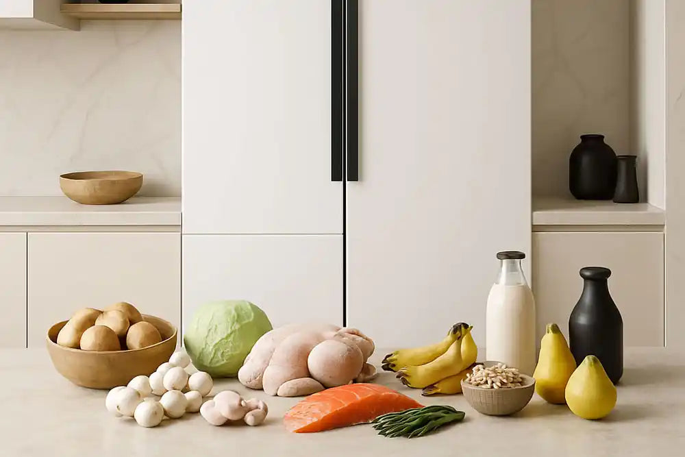 Kollektionsbanner: Spülen, Kühlen & Gefrieren: Side-by-Side Kühl-Gefrier-Kombinationen / JUPITER Intl