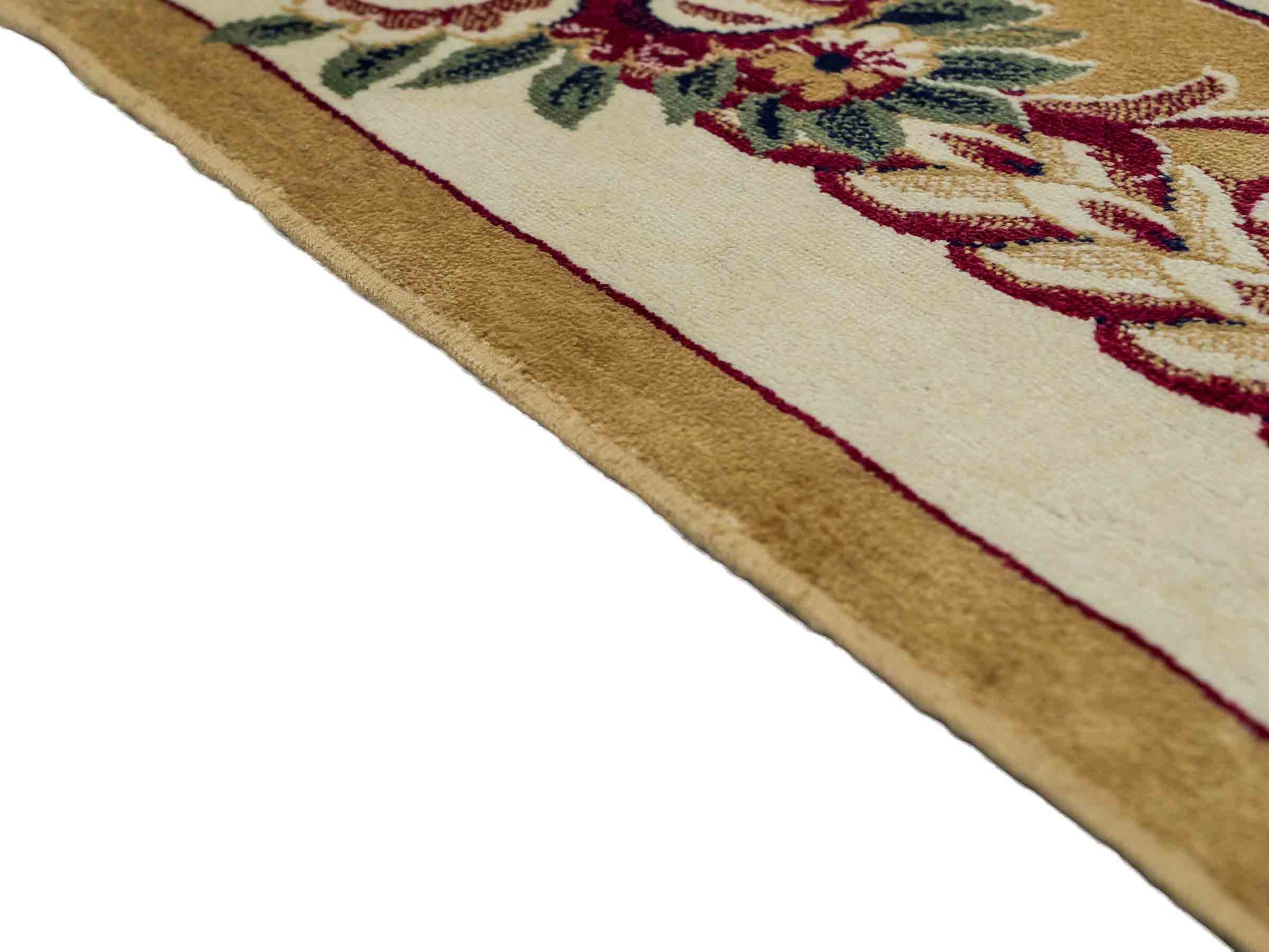 Belgischer, maschinell gefertigter Design Orientteppich aus Kunstseide, creme, weiß. 275x185 cm. Verkauf durch Jupiter Intl.