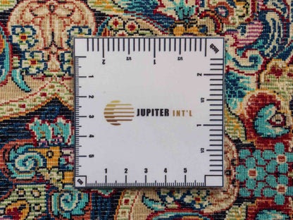 Extrem feiner, maschinell gefertigter Perserteppich, blau. 154x99 cm. Verkauf durch Jupiter Intl.