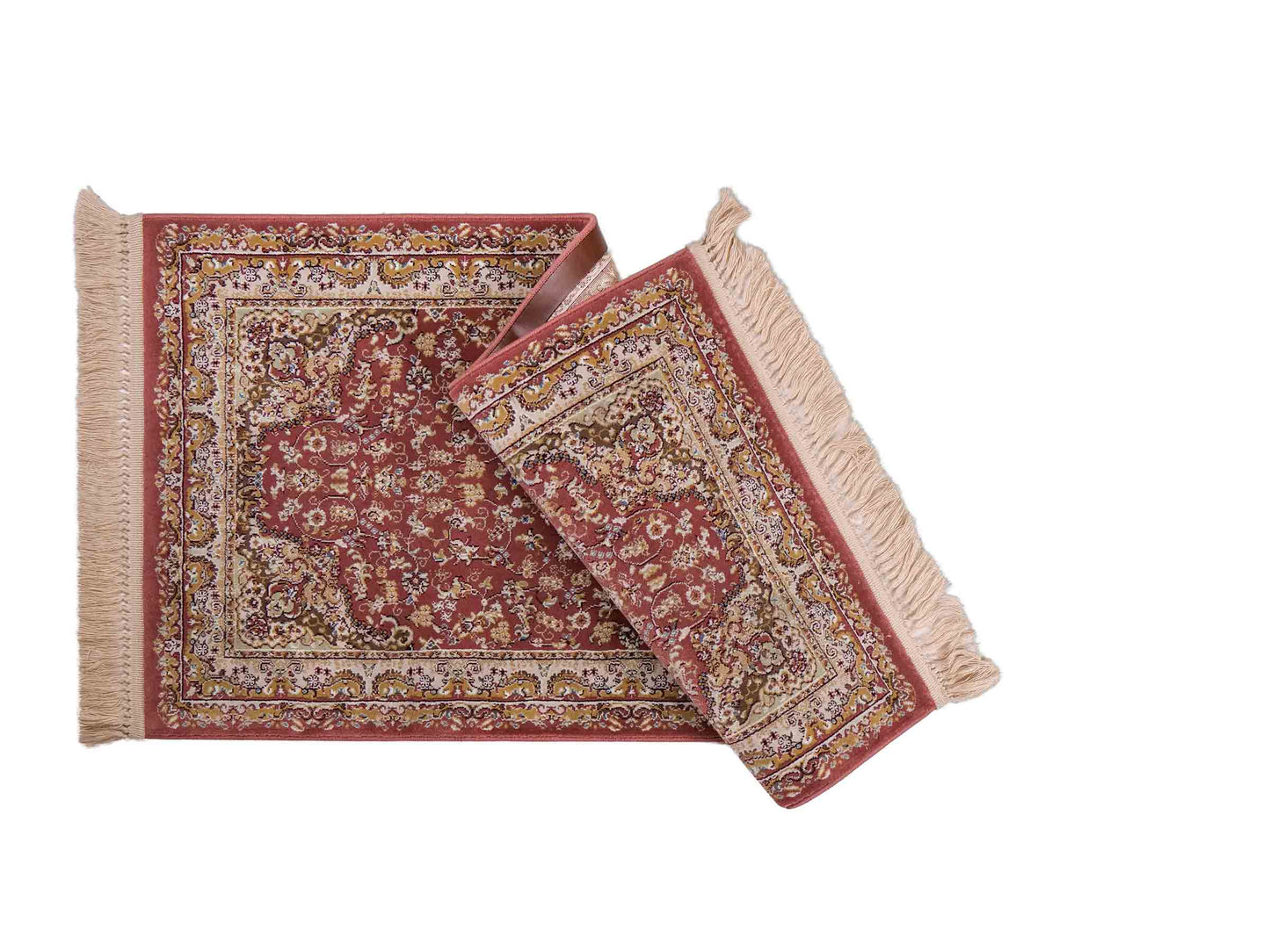 Feiner, maschinell gefertigter Perserteppich, rosa. 155x80 cm. Verkauf durch Jupiter Intl.