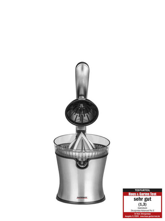 Gastroback Advanced Product 41150 Zitruspresse Advanced Pro S, Edelstahl, schwarz.