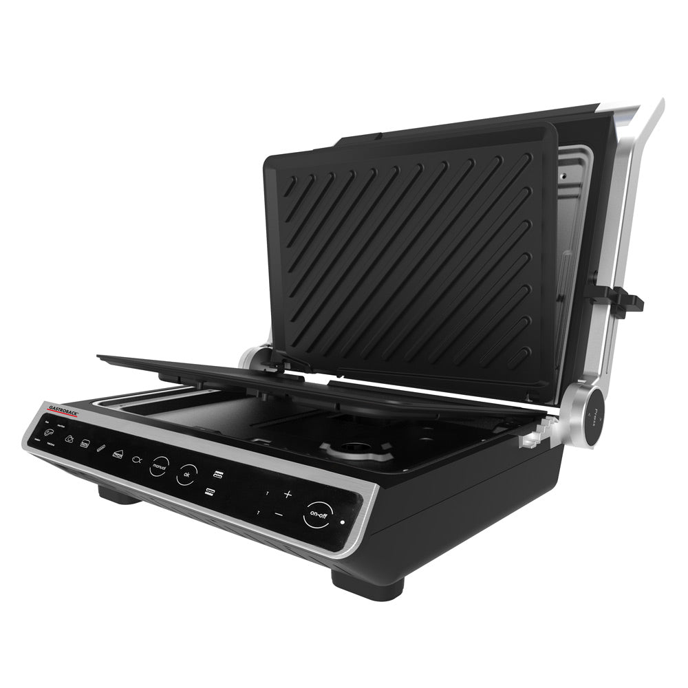 Gastroback Advanced Product 42542 Design BBQ Advanced Smart, Edelstahl, schwarz.