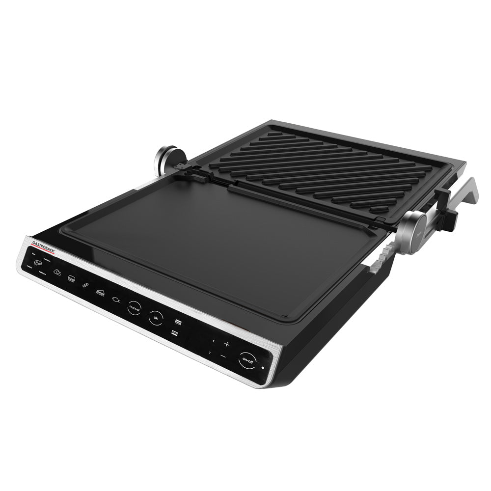 Gastroback Advanced Product 42542 Design BBQ Advanced Smart, Edelstahl, schwarz.