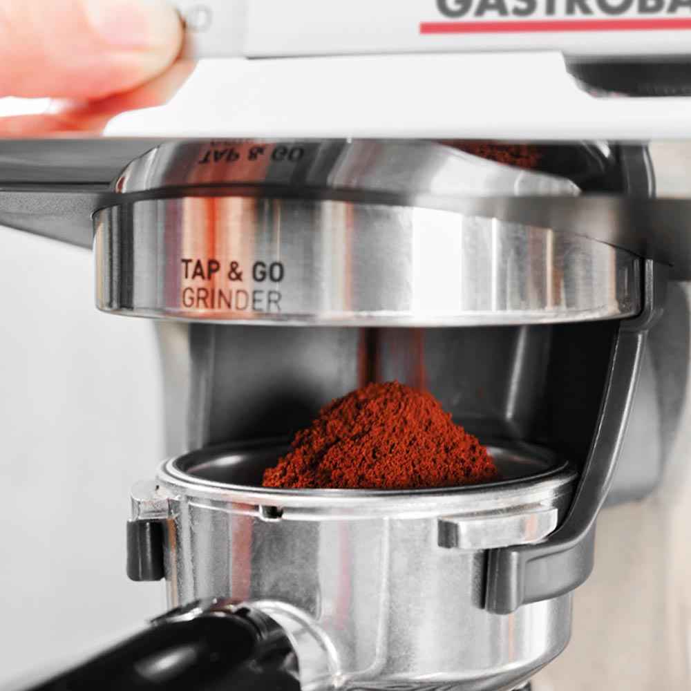 Gastroback Advanced Product 42616 Design Espresso Barista Pro, Edelstahl, schwarz.