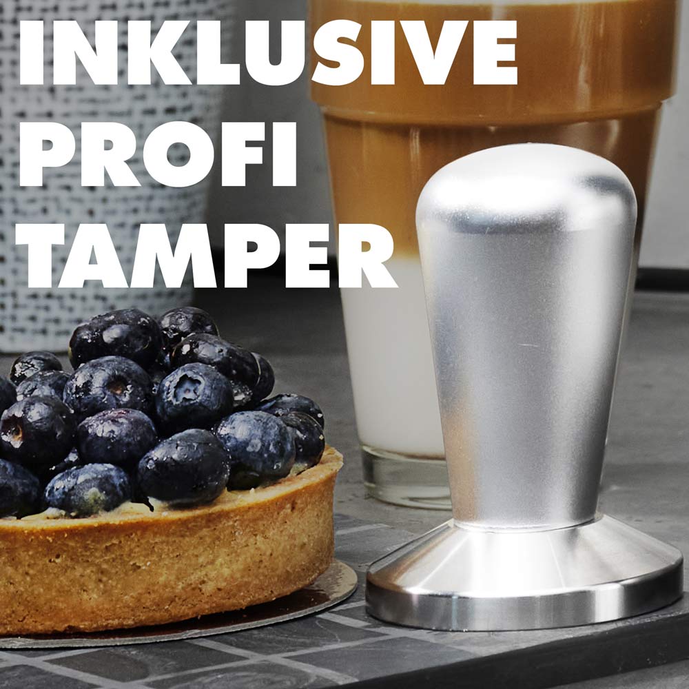 Gastroback Advanced Product 42616 Design Espresso Barista Pro, Edelstahl, schwarz.