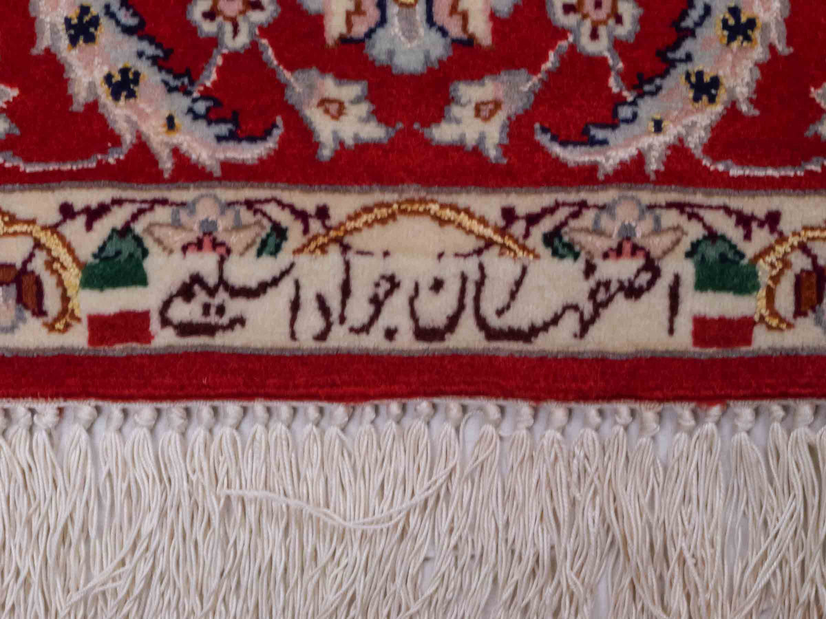 Isfahan Oriental Rug with Silk 169x107