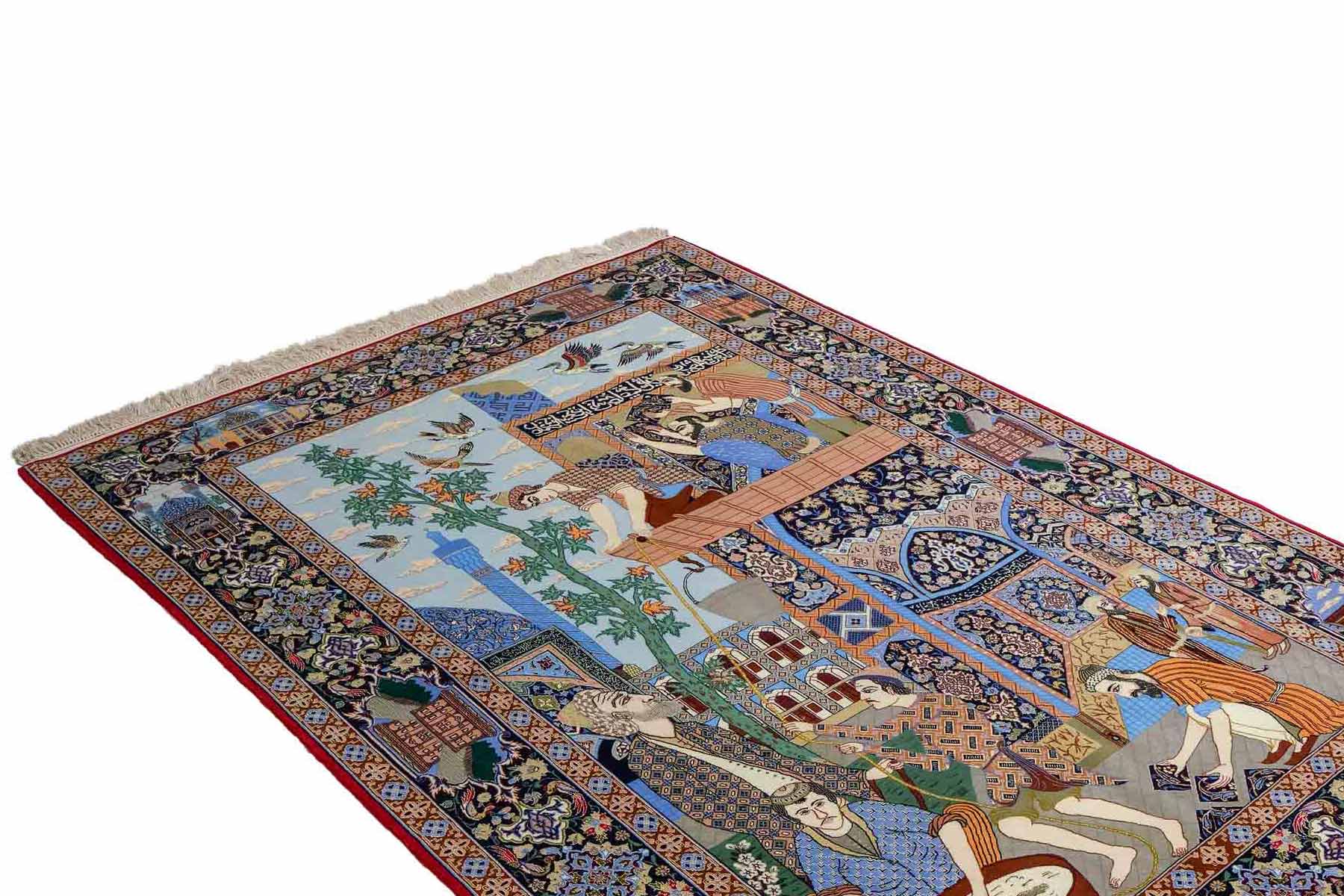 Signed Isfahan Rugs