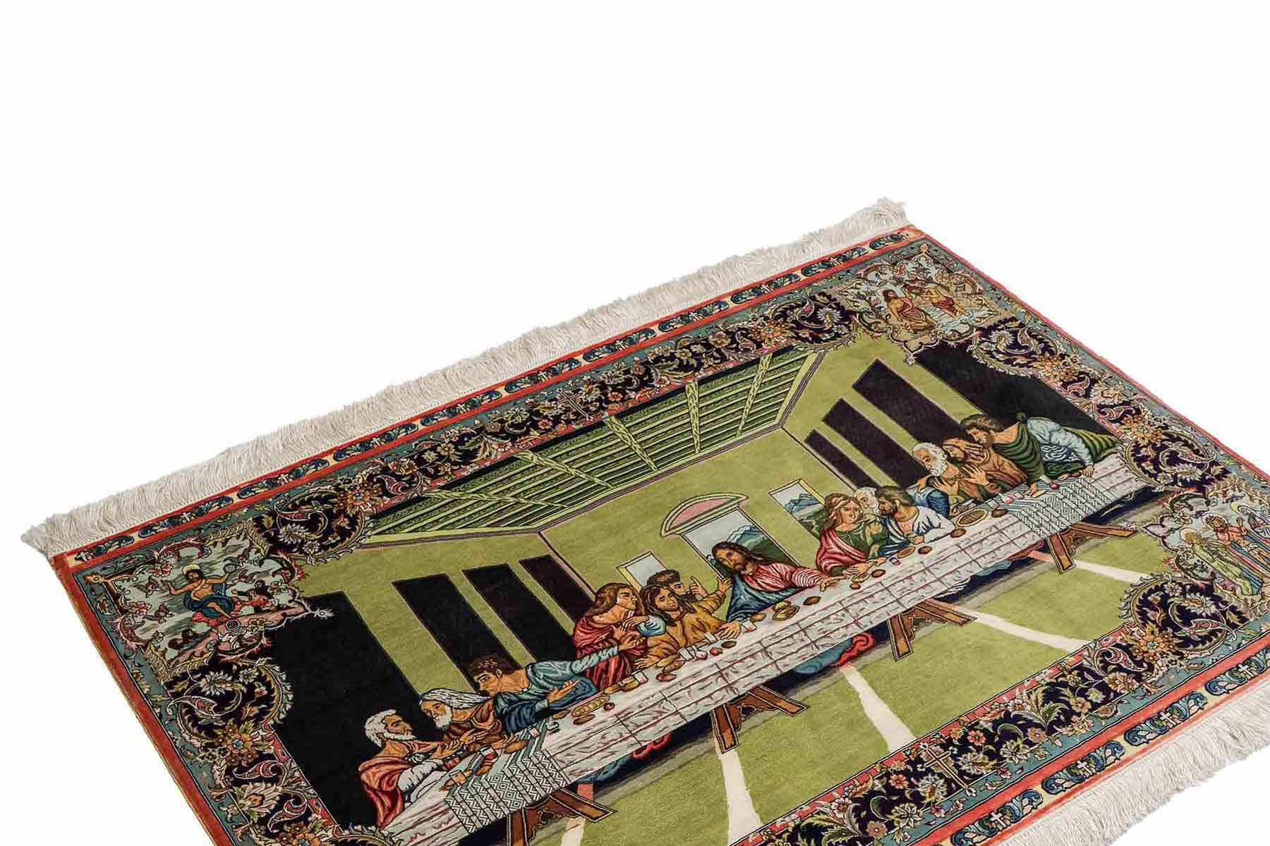 Kollektionsbanner: Klassische Teppichmotive - Letztes Abendmahl © Daniel Khademi, Jupiter Intl.