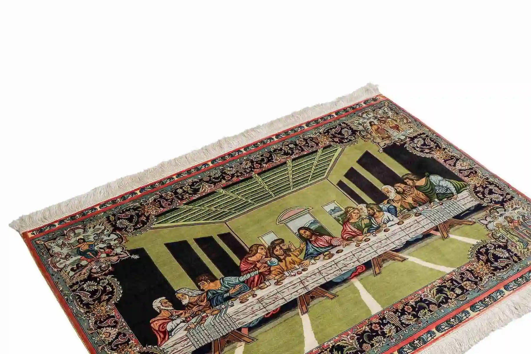 Kollektionsbanner: Klassische Teppichmotive - Letztes Abendmahl © Daniel Khademi, Jupiter Intl.