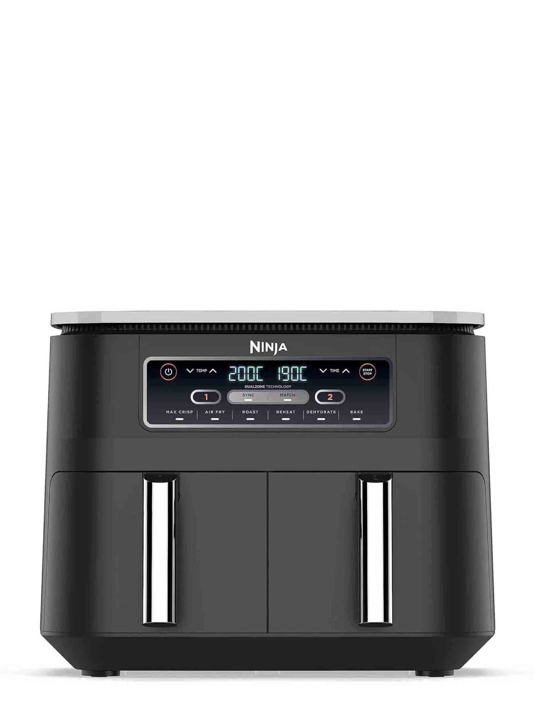 Ninja AF300EU Foodi Dual Zone Heißluftfritteuse, schwarz.