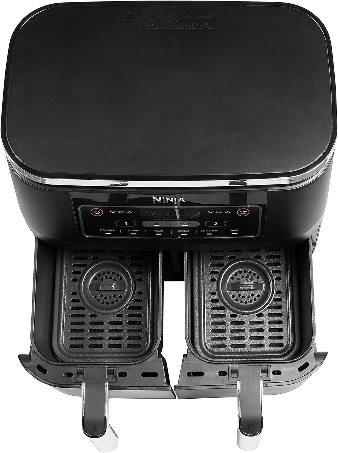 Ninja AF300EU Foodi Dual Zone Heißluftfritteuse, schwarz.