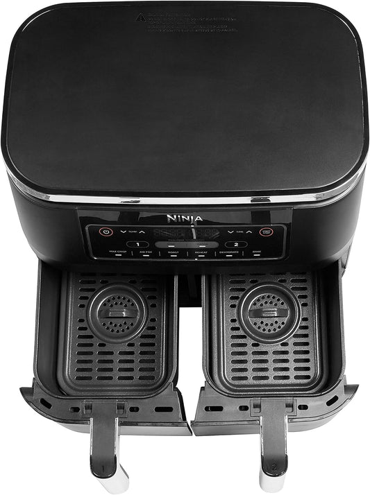 Ninja AF300EU Foodi Dual Zone Heißluftfritteuse, schwarz.