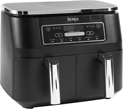 Ninja AF300EU Foodi Dual Zone Heißluftfritteuse, schwarz.