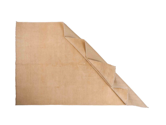 Feiner, handgeknüpfter Design Ziegler Chobi Orientteppich aus reiner Wolle mit minimalistischem, einfarbigem Muster von Khademi. Größe: 266 x 169 cm. Farbe: Beige. RB3-B2851. Ursprung: Afghanistan. Verkauf durch JUPITER Intl.