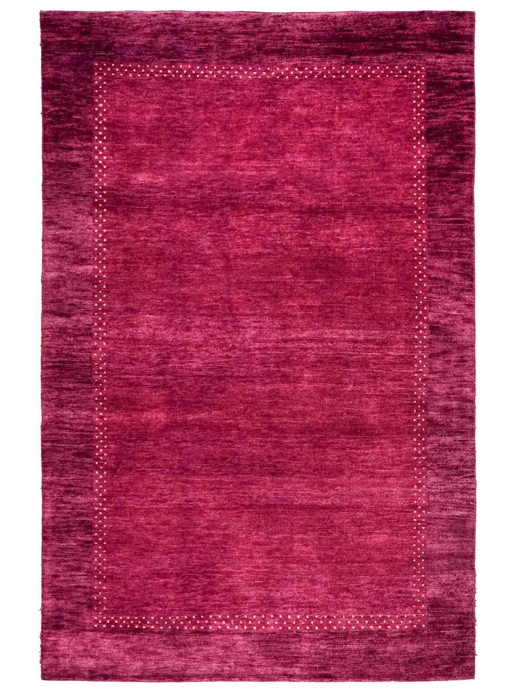 Feiner, handgeknüpfter Indo Lori Orientteppich aus Wolle von Khademi, violett, lila. 179x121 cm. Verkauf durch Jupiter Intl.