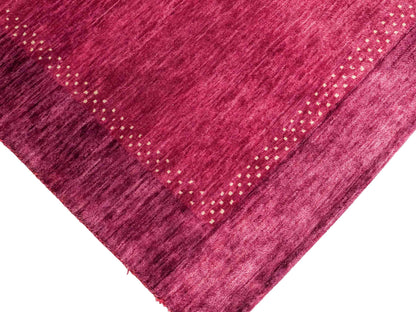 Feiner, handgeknüpfter Indo Lori Orientteppich aus Wolle von Khademi, violett, lila. 179x121 cm. Verkauf durch Jupiter Intl.