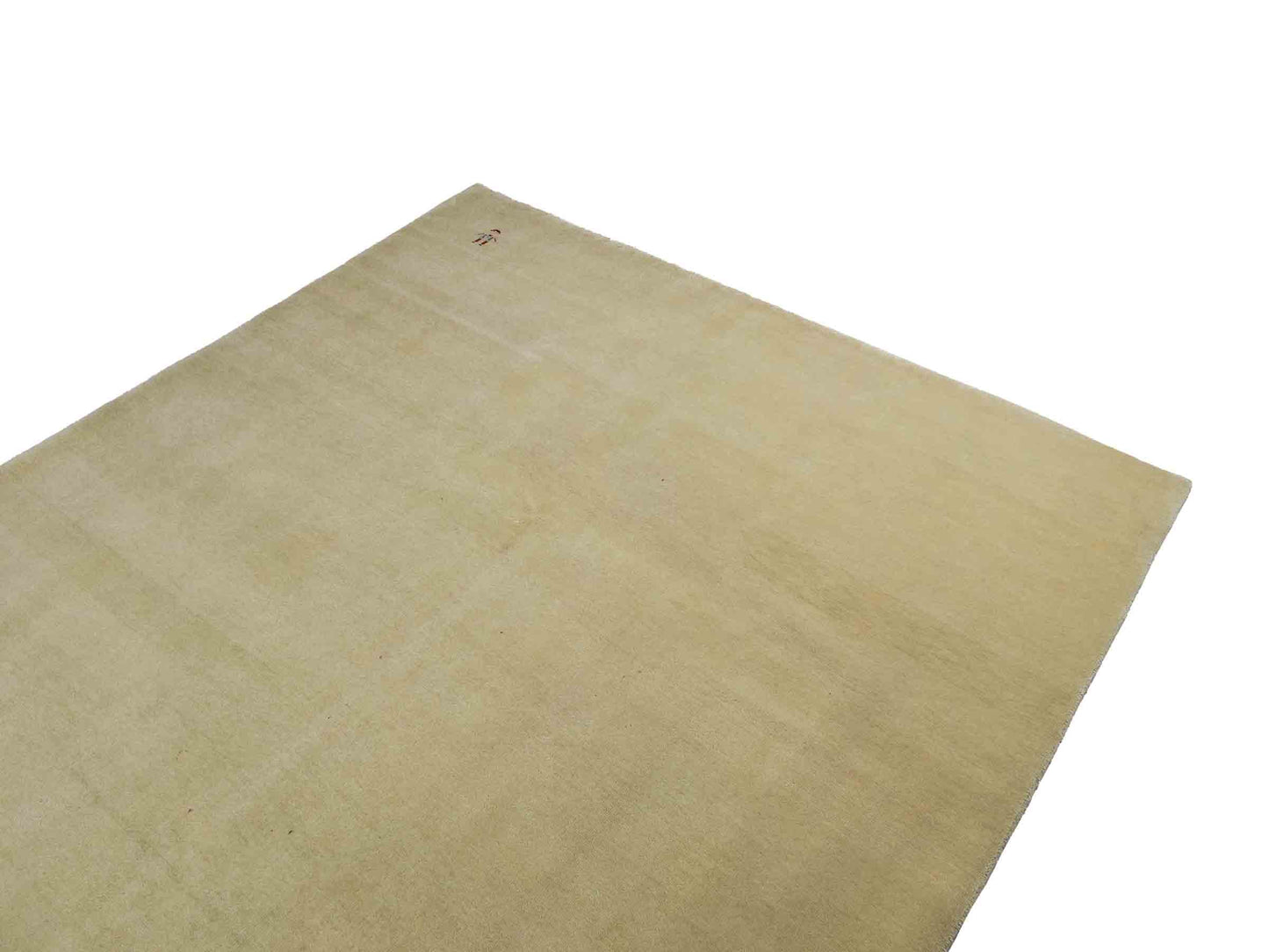 Feiner, handgeknüpfter Indo Lori Wollteppich aus Indien von Khademi. Größe: 260 x 190 cm. Farbe: Cremeweiß. Verkauf durch JUPITER Intl.