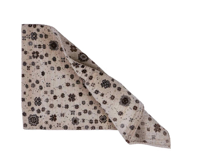 Handgeknüpfter Indo Loribaft Orientteppich von Khademi aus Wolle, cremeweiß. Florales Nomaden-Design. Von Hand geknüpft in Indien. Größe: 95x62cm. Teppichnummer: KB4-1727. Verkauf durch Jupiter Intl.