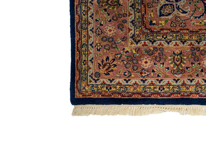 Feiner, handgeknüpfter Indo Täbriz Orientteppich aus Wolle von Khademi. Größe: 290 x 200 cm. Farbe: Blau, beige, braun. Verkauf durch JUPITER Intl.
