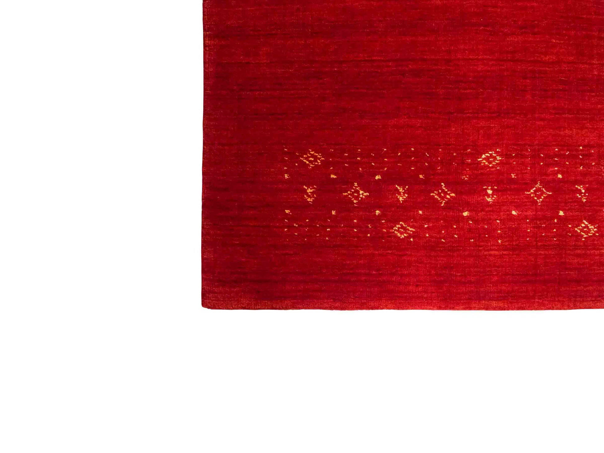 Moderner, Handloom Lori Gabbeh Orientteppich von Khademi aus Wolle, rot. Geometrisches Nomaden-Design. Produziert in Indien. Größe: 147x87cm. Teppichnummer: KB4-1512. Verkauf durch Jupiter Intl.