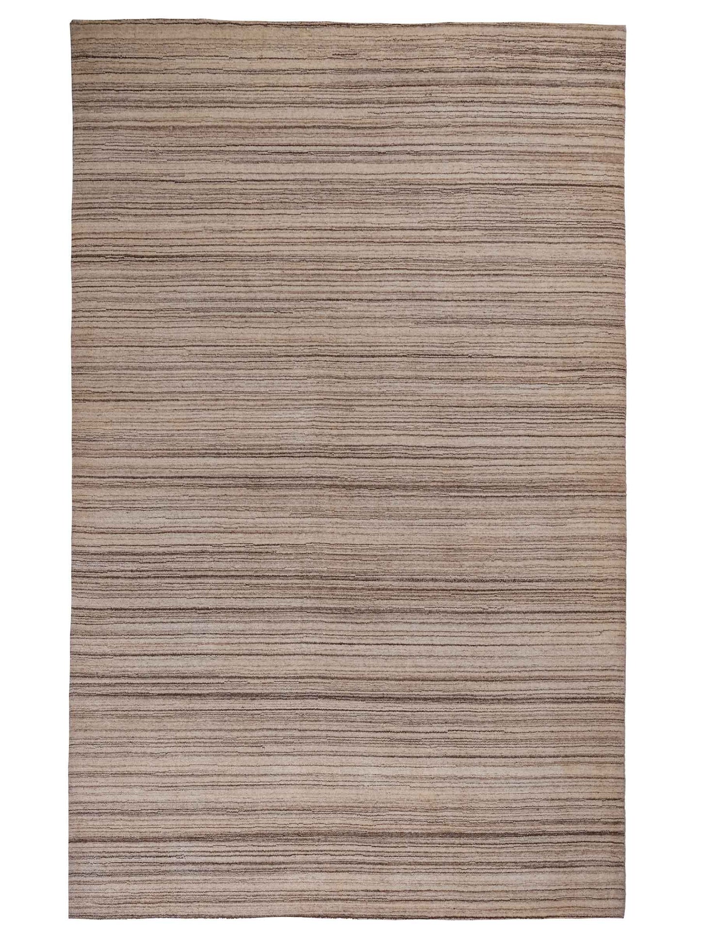 Moderner, Handloom Lori Gabbeh Orientteppich von Khademi aus Wolle, cremeweiß, grau, braun. Geometrisches Nomaden-Design. Produziert in Indien. Größe: 200x140cm. Teppichnummer: KB4-1795. Verkauf durch Jupiter Intl.