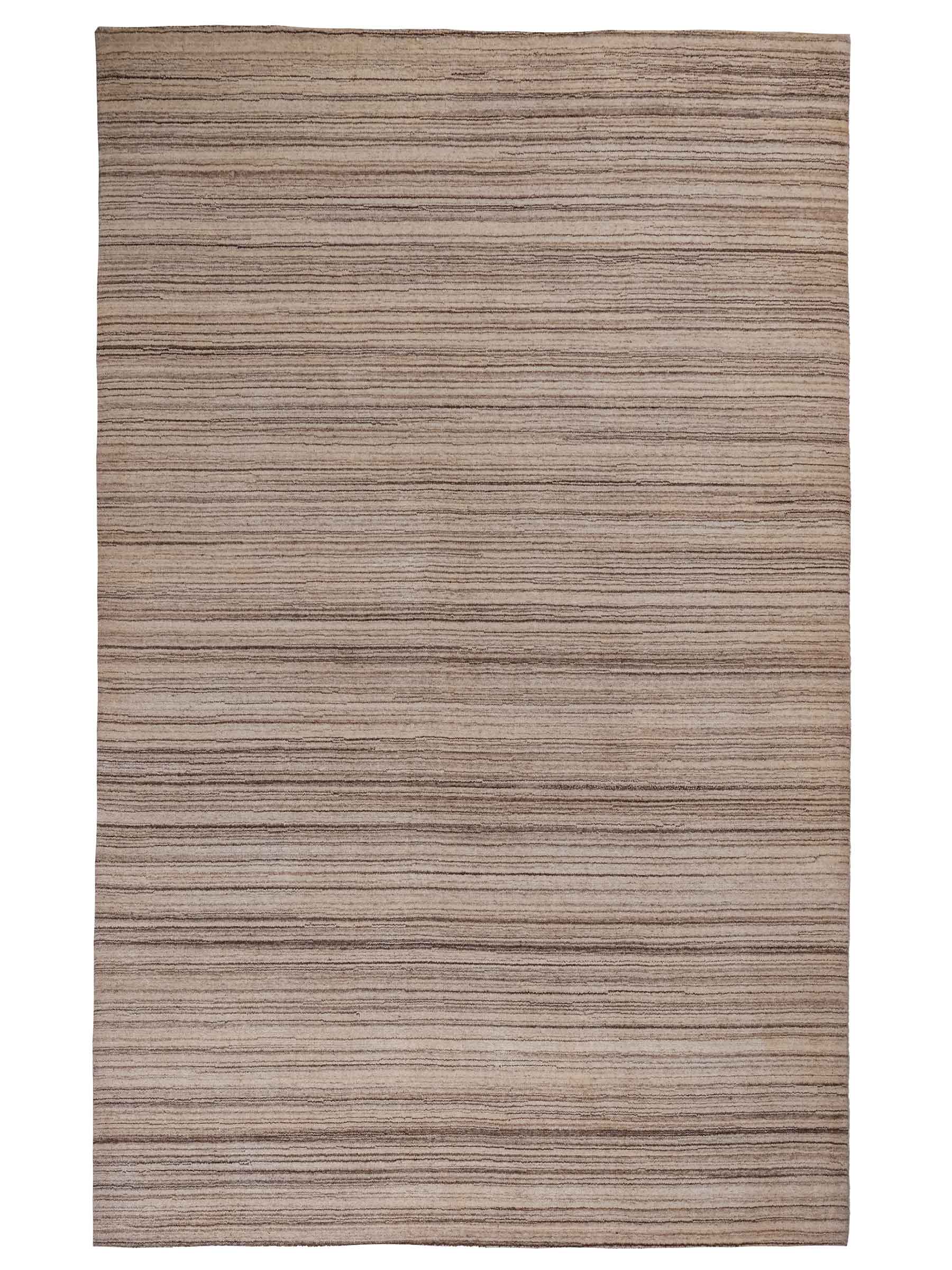 Moderner, Handloom Lori Gabbeh Orientteppich von Khademi aus Wolle, cremeweiß, grau, braun. Geometrisches Nomaden-Design. Produziert in Indien. Größe: 200x140cm. Teppichnummer: KB4-1795. Verkauf durch Jupiter Intl.