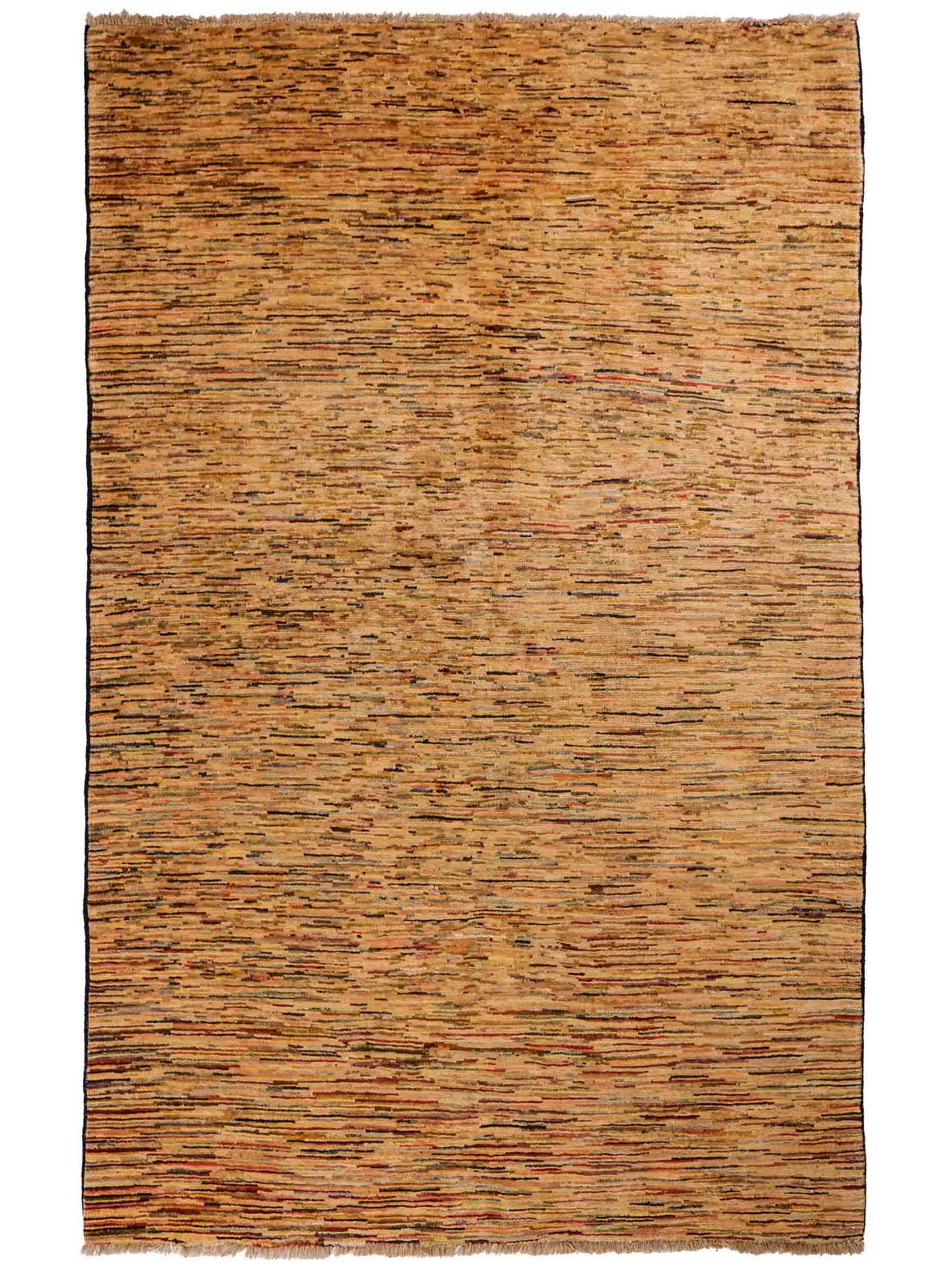 Handgeknüpfter, afghanischer, moderner Design Ziegler Orientteppich aus Wolle von Khademi. Größe: 201 x 144 cm. Farbe: Beige. Verkauf durch JUPITER Intl.