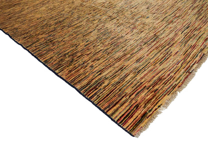 Handgeknüpfter, afghanischer, moderner Design Ziegler Orientteppich aus Wolle von Khademi. Größe: 201 x 144 cm. Farbe: Beige. Verkauf durch JUPITER Intl.