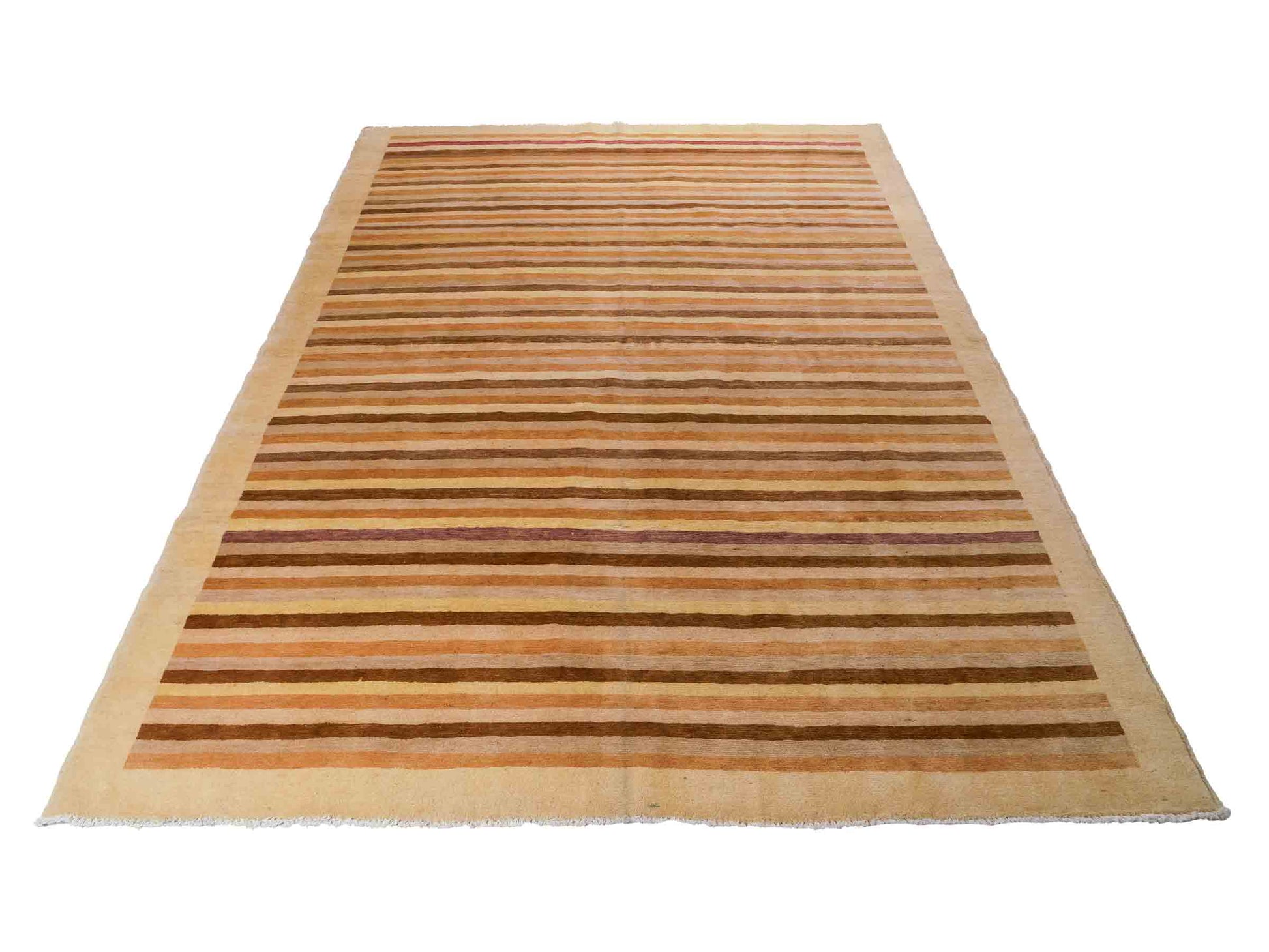 Handgeknüpfter, afghanischer, moderner Design Ziegler Orientteppich aus Wolle von Khademi. Größe: 280 x 199 cm. Farbe: Beige. Verkauf durch JUPITER Intl.