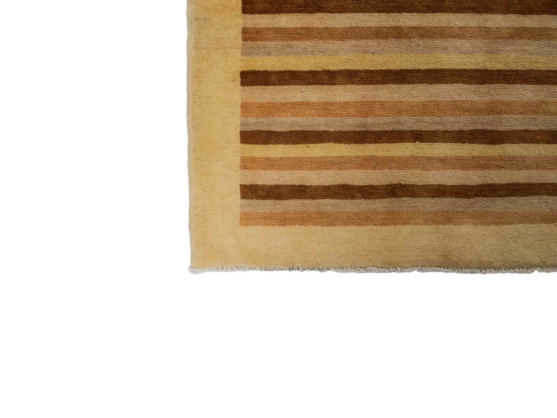 Handgeknüpfter, afghanischer, moderner Design Ziegler Orientteppich aus Wolle von Khademi. Größe: 280 x 199 cm. Farbe: Beige. Verkauf durch JUPITER Intl.