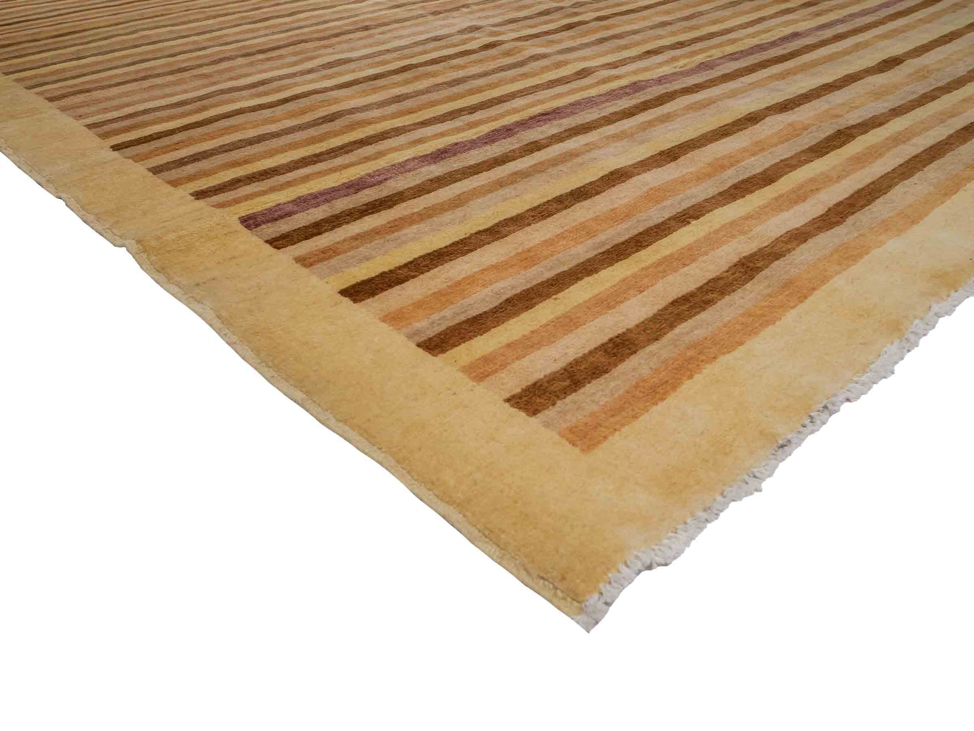 Handgeknüpfter, afghanischer, moderner Design Ziegler Orientteppich aus Wolle von Khademi. Größe: 280 x 199 cm. Farbe: Beige. Verkauf durch JUPITER Intl.