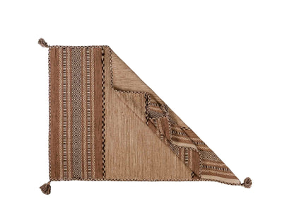 Handgewebter, moderner Indo Kelim Orientteppich von Khademi aus Baumwolle, beige. Geometrisches Design. Von Hand gewebt in Indien. Größe: 170x120cm. Teppichnummer: KB4-1662. Verkauf durch Jupiter Intl.