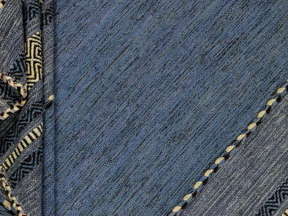 Handgewebter, moderner Indo Kelim Orientteppich von Khademi aus Baumwolle, blau. Geometrisches Design. Von Hand gewebt in Indien. Größe: 230x170cm. Teppichnummer: KB4-1688. Verkauf durch Jupiter Intl.