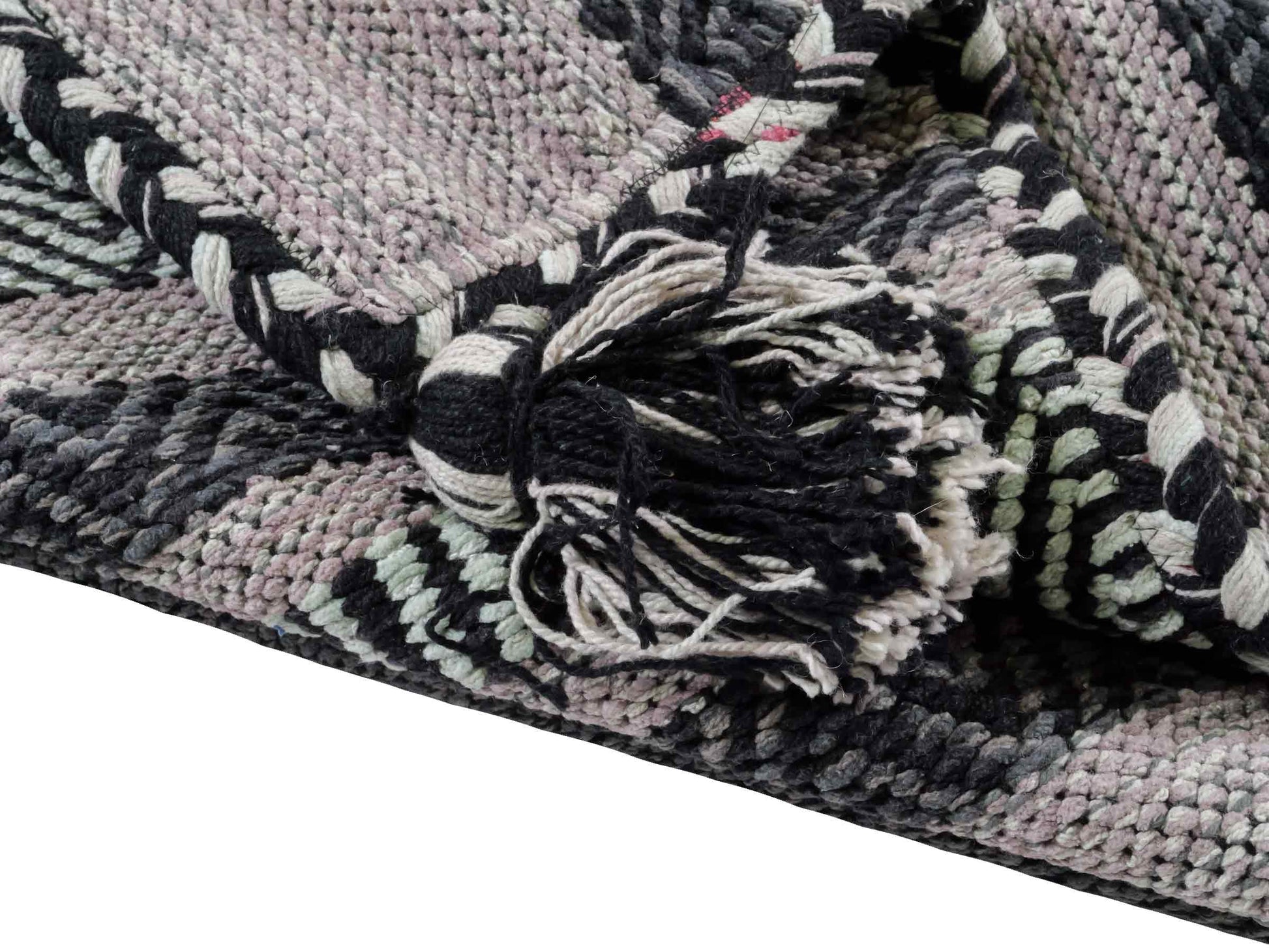 Handgewebter, moderner Indo Kelim Orientteppich von Khademi aus Baumwolle, navy. Geometrisches Design. Von Hand gewebt in Indien. Größe: 230x170cm. Teppichnummer: KB4-1687. Verkauf durch Jupiter Intl.