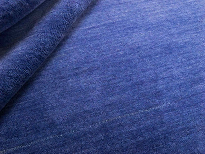 Moderner, Handloom Gabbeh Orientteppich von Khademi aus Wolle, blau. Einfarbiges Uni-Design. Produziert in Indien. Größe: 171x120cm. Teppichnummer: KB4-1579. Verkauf durch Jupiter Intl.