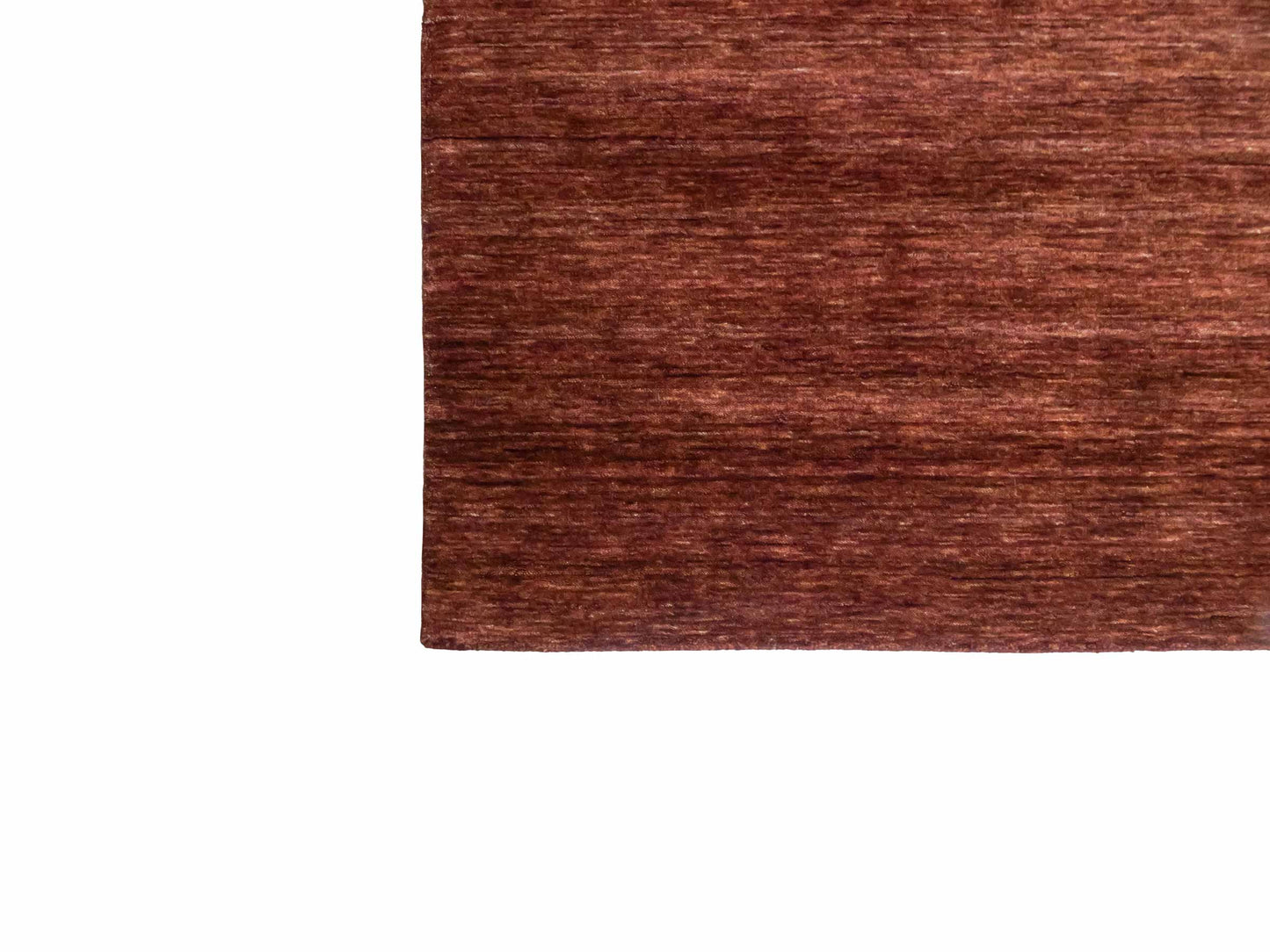 Moderner, Handloom Gabbeh Orientteppich von Khademi aus Wolle, braun. Einfarbiges Uni-Design. Produziert in Indien. Größe: 200x200cm. Teppichnummer: KB4-1597. Verkauf durch Jupiter Intl.