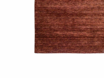 Moderner, Handloom Gabbeh Orientteppich von Khademi aus Wolle, braun. Einfarbiges Uni-Design. Produziert in Indien. Größe: 200x200cm. Teppichnummer: KB4-1597. Verkauf durch Jupiter Intl.