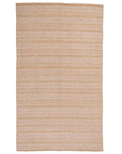 Moderner, Handloom Lori Orientteppich von Khademi aus Wolle, beige. Geometrisches Design. Produziert in Indien. Größe: 149x82cm. Teppichnummer: KB4-1520. Verkauf durch Jupiter Intl.