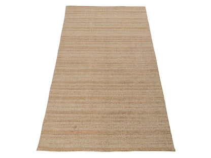 Moderner, Handloom Lori Orientteppich von Khademi aus Wolle, beige. Geometrisches Design. Produziert in Indien. Größe: 149x82cm. Teppichnummer: KB4-1520. Verkauf durch Jupiter Intl.