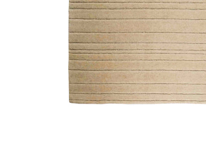 Moderner, Handloom Lori Orientteppich von Khademi aus Wolle, beige. Geometrisches Design. Produziert in Indien. Größe: 150x80cm. Teppichnummer: KB4-1522. Verkauf durch Jupiter Intl.