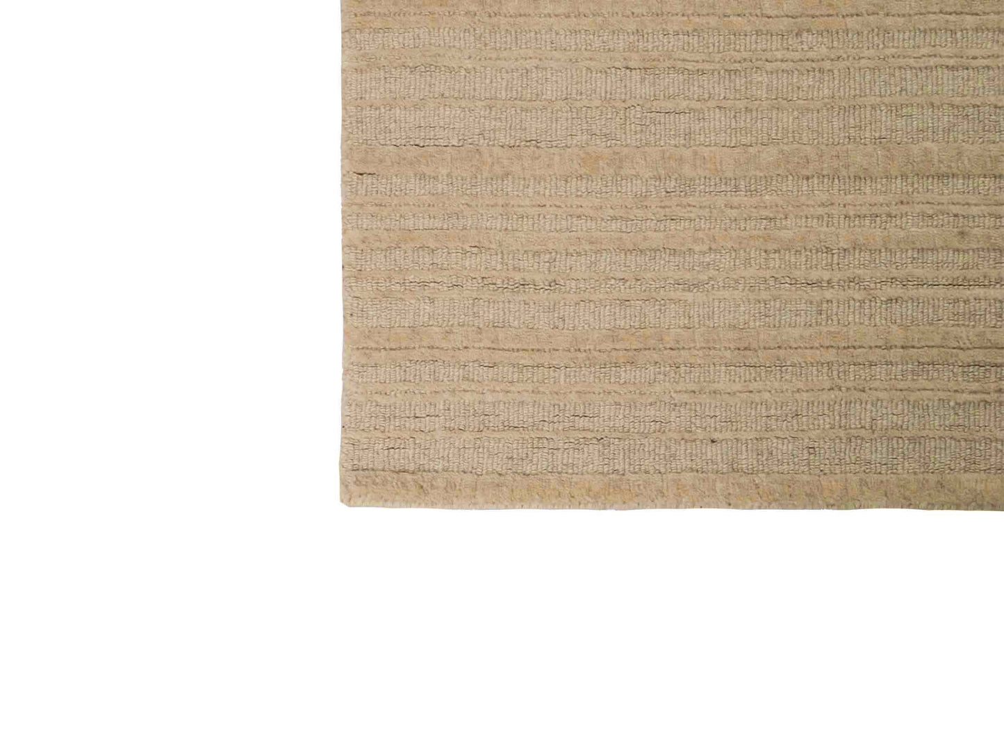 Moderner, Handloom Lori Orientteppich von Khademi aus Wolle, beige. Geometrisches Design. Produziert in Indien. Größe: 150x80cm. Teppichnummer: KB4-1525. Verkauf durch Jupiter Intl.