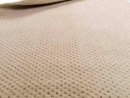 Moderner, Handloom Lori Orientteppich von Khademi aus Wolle, beige. Geometrisches Design. Produziert in Indien. Größe: 151x82cm. Teppichnummer: KB4-1524. Verkauf durch Jupiter Intl.