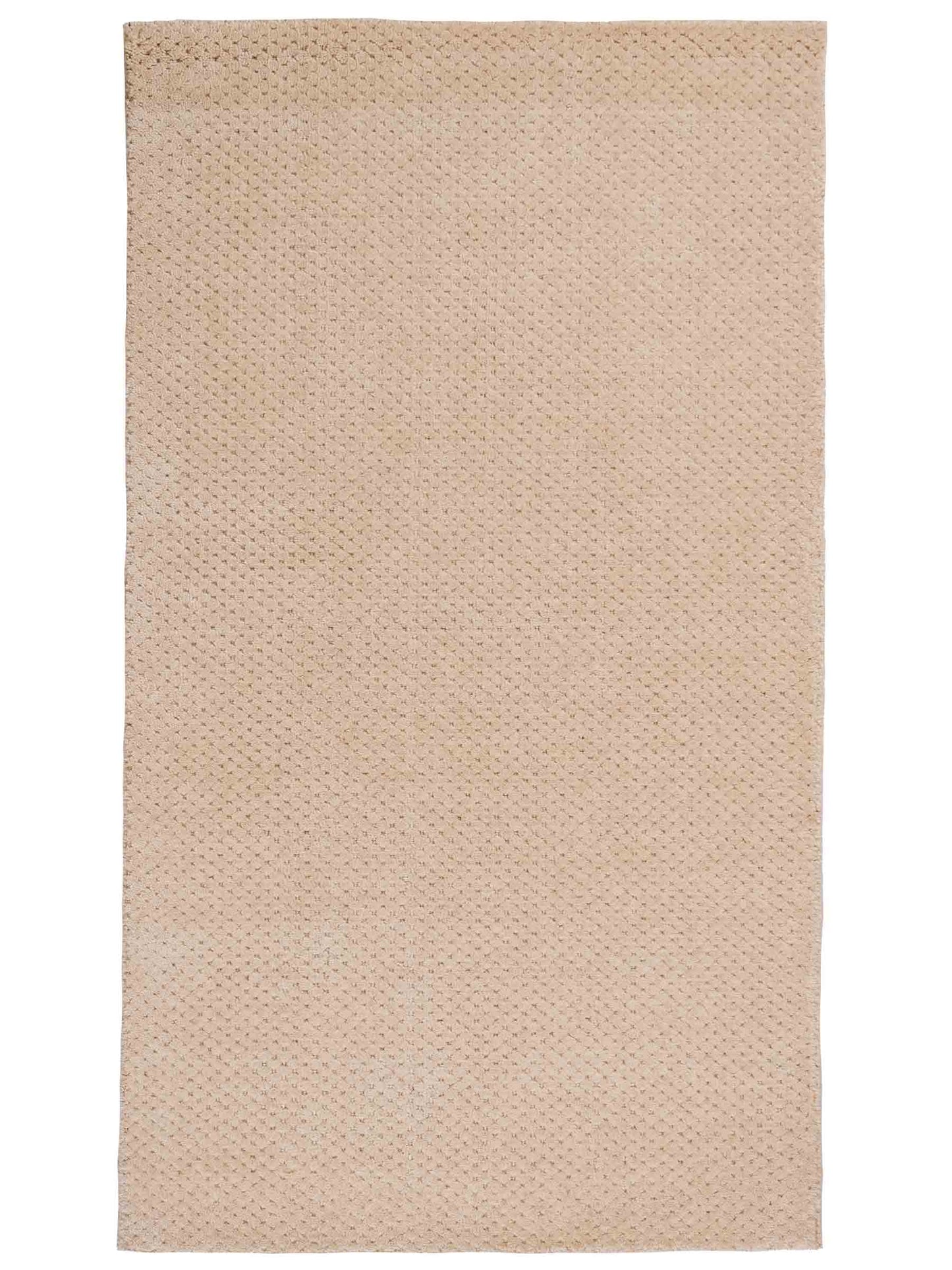 Moderner, Handloom Lori Orientteppich von Khademi aus Wolle, beige. Geometrisches Design. Produziert in Indien. Größe: 151x82cm. Teppichnummer: KB4-1532. Verkauf durch Jupiter Intl.
