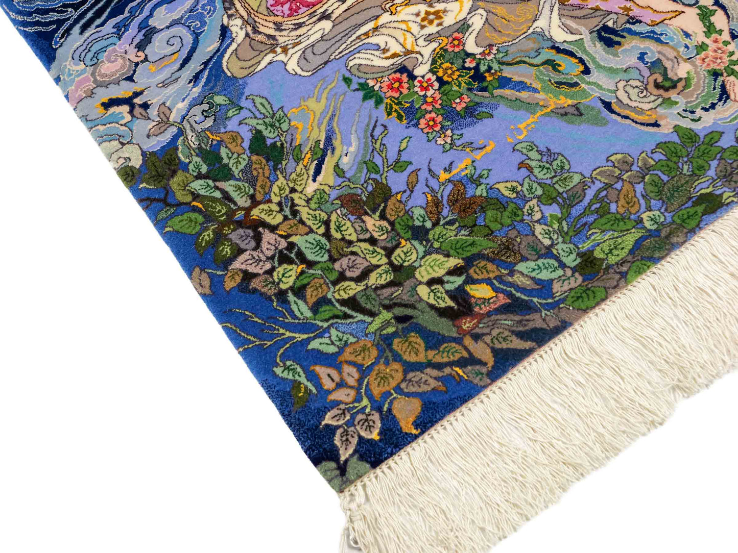 Sehr feiner, handgeknüpfter Khademi Orientteppich mit Täbriz Design aus Wolle mit Seide. Unikat. 93x63 cm. Vertrieb durch Jupiter Intl.