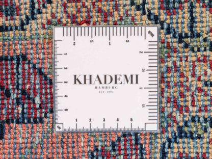 Handgeknüpfter Sarough Mahal Perserteppich aus Wolle von Khademi. Farbe: Blau, Rot. Größe: 317 x 137 cm. Vertrieb durch JUPITER Intl.