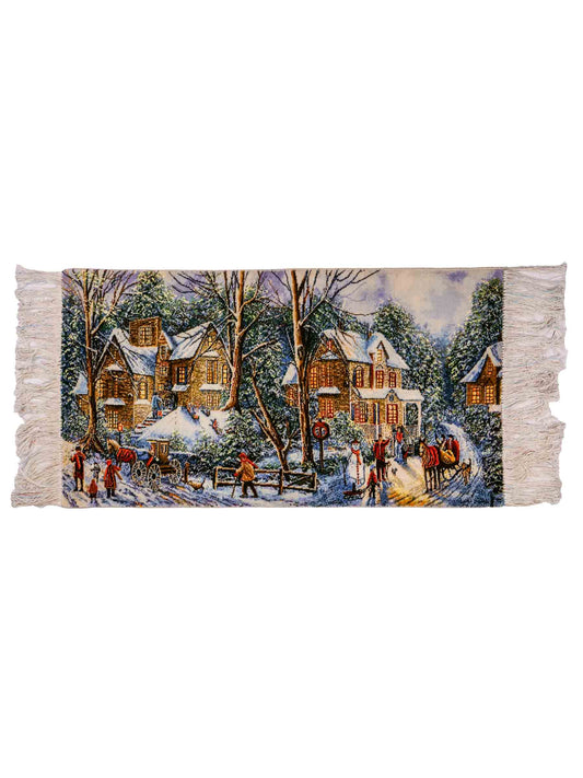 Sehr feiner, handgeknüpfter Täbriz Art 50 Raj Perserteppich aus Wolle mit Seide von Khademi. Farbe: Bunt. Größe: 112 x 58 cm. Vertrieb durch JUPITER Intl.
