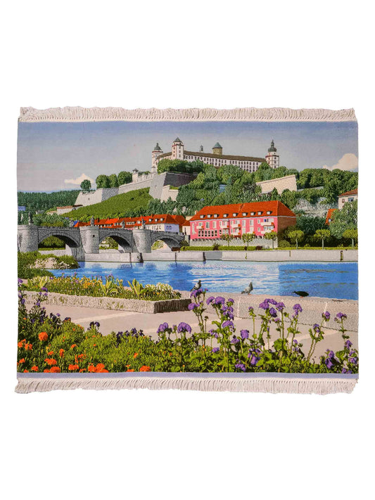 Sehr feiner, handgeknüpfter Täbriz Art 50 Raj Perserteppich aus Wolle mit Seide von Khademi. Farbe: Bunt. Größe: 130 x 110 cm. Vertrieb durch JUPITER Intl.